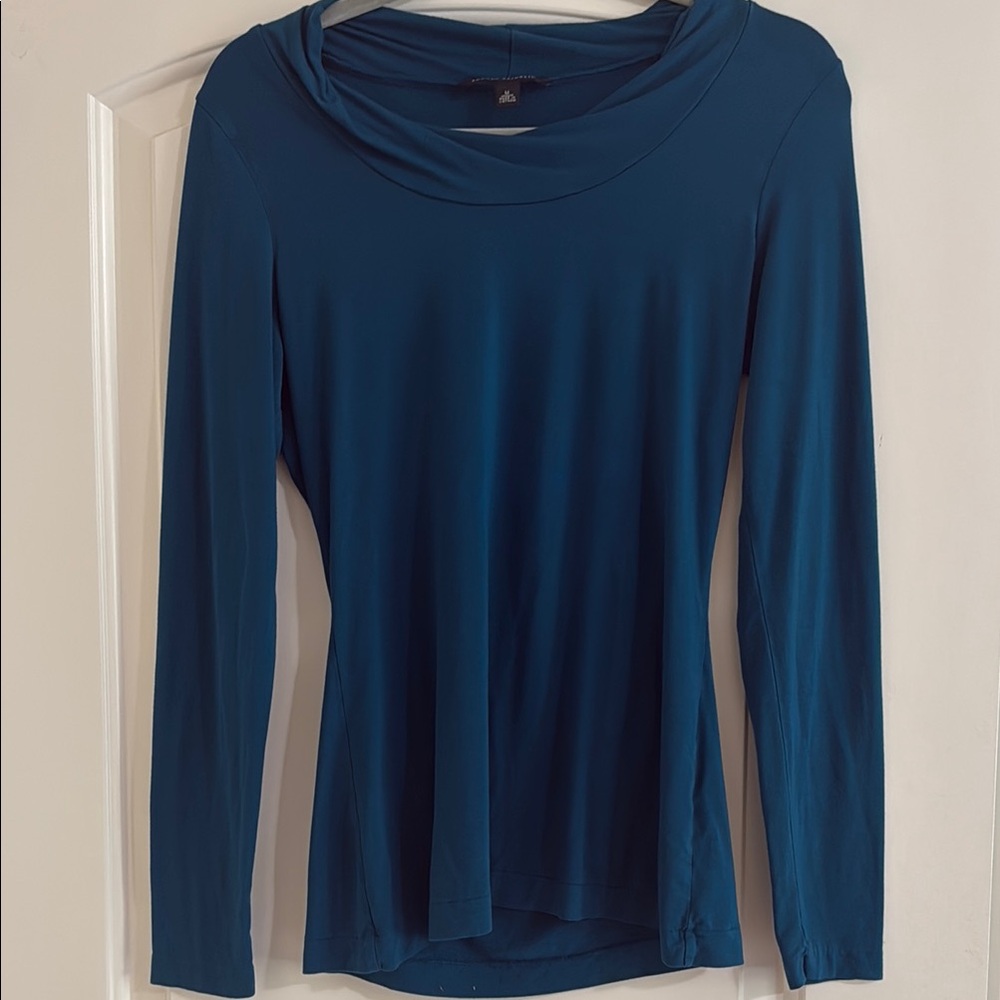 Banana Republic Teal Long Sleeve Blouse size M